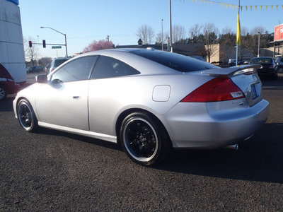 honda accord 2007 silver coupe ex l v 6 w navi gasoline 6 cylinders front wheel drive automatic 98632