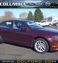 ford fusion 2011 maroon sedan sel gasoline 4 cylinders front wheel drive automatic 98632