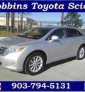 toyota venza 2011 silver fwd 4cyl gasoline 4 cylinders front wheel drive automatic 75503