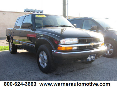 chevrolet s 10 2002 black suv ls gasoline 6 cylinders 4 wheel drive automatic 45840