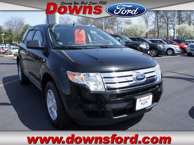 ford edge 2007 black suv se gasoline 6 cylinders all whee drive automatic 08753