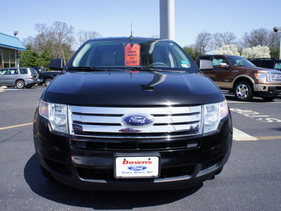 ford edge 2007 black suv se gasoline 6 cylinders all whee drive automatic 08753