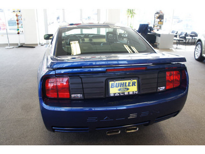 ford mustang 2007 blue coupe saleen 281 gasoline 8 cylinders rear wheel drive manual 07724