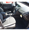 ford focus 2012 black hatchback se flex fuel 4 cylinders front wheel drive automatic 77388