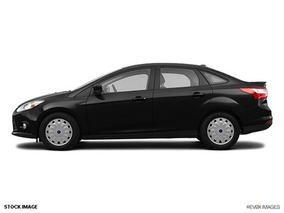 ford focus 2012 black sedan se flex fuel 4 cylinders front wheel drive not specified 77388