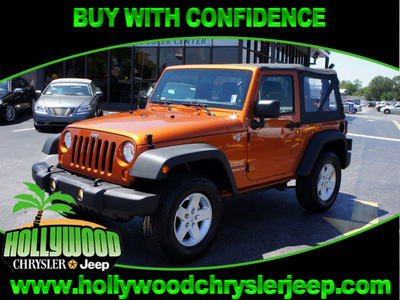 jeep wrangler 2011 orange suv sport gasoline 6 cylinders 4 wheel drive 6 speed manual 33021