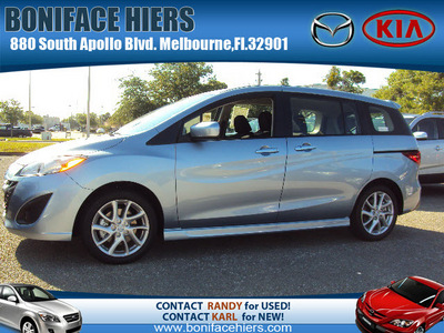 mazda mazda5 2012 lt  blue wagon touring gasoline 4 cylinders front wheel drive automatic 32901