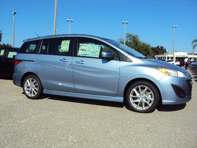 mazda mazda5 2012 lt  blue wagon touring gasoline 4 cylinders front wheel drive automatic 32901