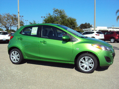 mazda mazda2 2012 green hatchback sport at gasoline 4 cylinders front wheel drive automatic 32901