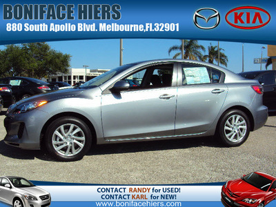 mazda mazda3 2012 silver sedan touring gasoline 4 cylinders front wheel drive automatic 32901