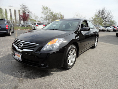 nissan altima 2009 black sedan 2 5s gasoline 4 cylinders front wheel drive automatic 60443