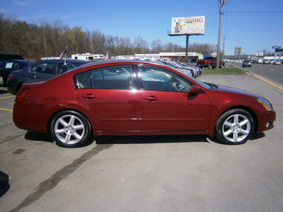 nissan maxima 2006 maroon sedan gasoline 6 cylinders front wheel drive automatic 13502