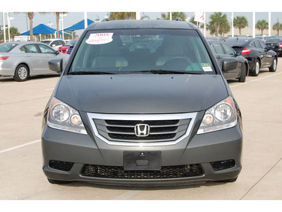 honda odyssey 2008 gray van ex gasoline 6 cylinders front wheel drive automatic with overdrive 77065