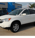 honda cr v 2010 white suv ex l gasoline 4 cylinders front wheel drive automatic with overdrive 77065
