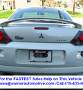 mitsubishi eclipse 2003 white hatchback gts gasoline 6 cylinders sohc front wheel drive 5 speed manual 45840