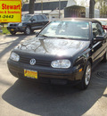 volkswagen cabrio 2000 black gls gasoline 4 cylinders front wheel drive 5 speed manual 43560