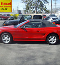 ford mustang 1997 red gt gasoline v8 rear wheel drive automatic 43560