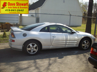 mitsubishi eclipse 2003 silver hatchback gs gasoline 4 cylinders sohc front wheel drive automatic 43560
