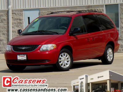 chrysler town country 2003 red van lx gasoline 6 cylinders front wheel drive automatic 62034