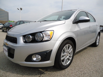 chevrolet sonic 2012 silver sedan lt gasoline 4 cylinders front wheel drive automatic 60007