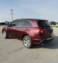 acura mdx 2012 dk  red suv tech awd gasoline 6 cylinders all whee drive automatic with overdrive 60462