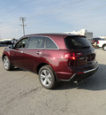 acura mdx 2012 dk  red suv tech awd gasoline 6 cylinders all whee drive automatic with overdrive 60462