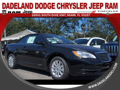 chrysler 200 convertible 2012 black touring gasoline 4 cylinders front wheel drive automatic 33157