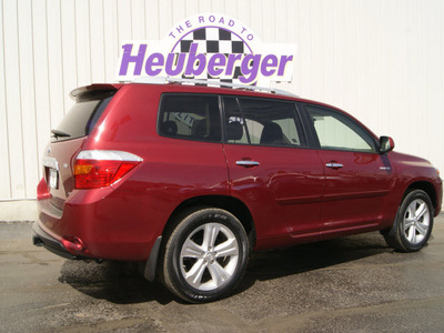 toyota highlander 2009 salsa red suv limited gasoline 6 cylinders all whee drive automatic 80905