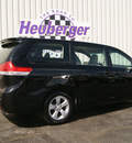 toyota sienna 2011 black van 7 passenger gasoline 6 cylinders front wheel drive automatic 80905