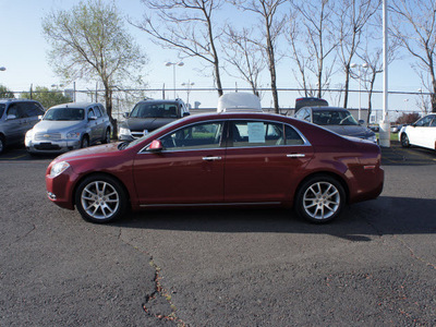 chevrolet malibu 2011 red sedan ltz gasoline 4 cylinders front wheel drive automatic 19153