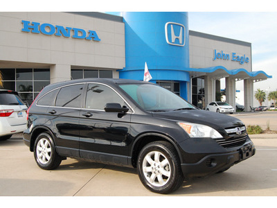 honda cr v 2008 black suv ex l gasoline 4 cylinders front wheel drive automatic with overdrive 77065
