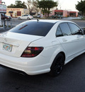 mercedes benz c class 2009 white sedan c300 gasoline 6 cylinders rear wheel drive automatic 33021