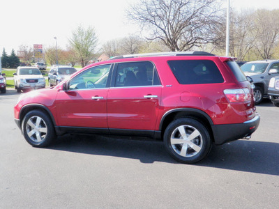gmc acadia 2012 red suv slt gasoline 6 cylinders all whee drive automatic 55124