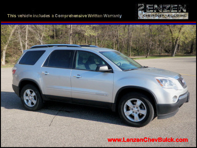 gmc acadia 2008 silver suv sle gasoline 6 cylinders all whee drive automatic 55318