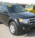 ford escape 2011 black suv xlt flex fuel 6 cylinders all whee drive automatic 62863