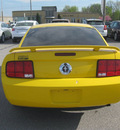 ford mustang 2006 yellow coupe v6 deluxe gasoline 6 cylinders rear wheel drive 5 speed manual 62863