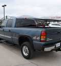 gmc sierra 2500hd 2006 blue slt diesel 8 cylinders 4 wheel drive automatic 76087