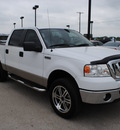 ford f 150 2008 white xlt flex fuel 8 cylinders 2 wheel drive automatic with overdrive 76087