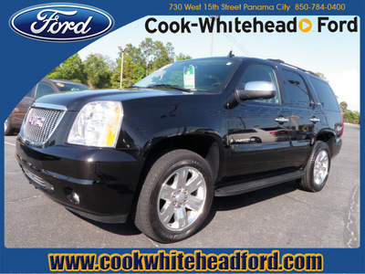 gmc yukon 2009 black suv slt xfe flex fuel 8 cylinders 2 wheel drive automatic 32401