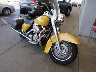 harley davidson flhrs 2007 yellow road king custom 2 cylinders 5 speed 45342