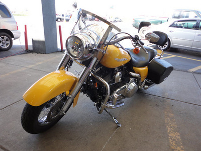 harley davidson flhrs 2007 yellow road king custom 2 cylinders 5 speed 45342