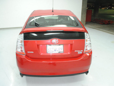 toyota prius 2009 red hatchback touring hybrid 4 cylinders front wheel drive automatic 91731