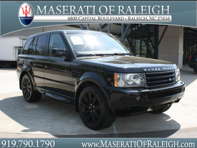 land rover range rover sport 2008 black suv hse gasoline 8 cylinders 4 wheel drive automatic 27616