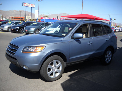 hyundai santa fe 2009 blue suv gasoline 6 cylinders front wheel drive automatic 79925