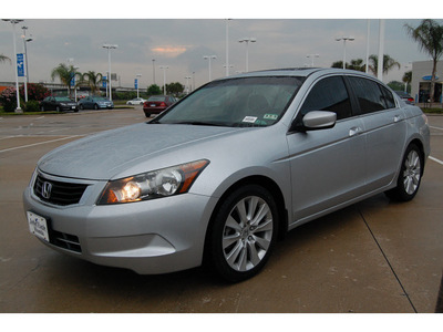 honda accord 2009 silver sedan ex l gasoline 4 cylinders front wheel drive automatic 77065