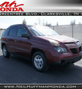 pontiac aztek 2003 dk  red suv gasoline 6 cylinders all whee drive 4 speed automatic 47129
