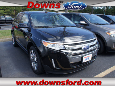 ford edge 2012 black limited gasoline 4 cylinders front wheel drive automatic 08753