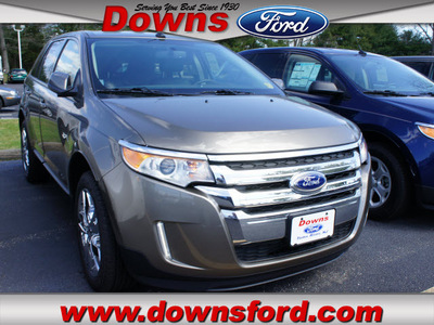 ford edge 2013 dk  gray suv sel gasoline 6 cylinders all whee drive automatic 08753