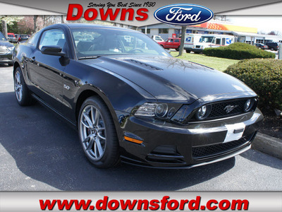 ford mustang 2013 black coupe gt premium gasoline 8 cylinders rear wheel drive 6 speed manual 08753