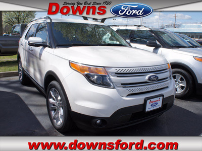 ford explorer 2013 white suv limited flex fuel 6 cylinders 4 wheel drive automatic 08753